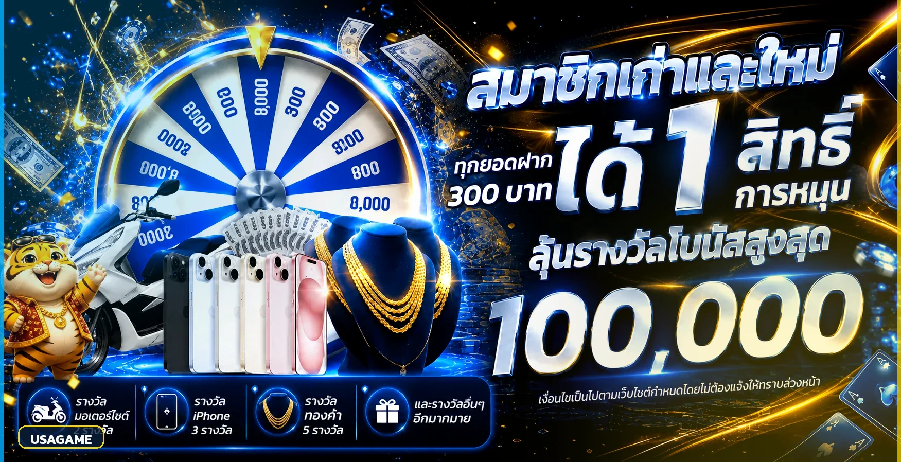USAGAME คาสิโนออนไลน์ ทางเข้าเล่น สล็อต บาคาร่า